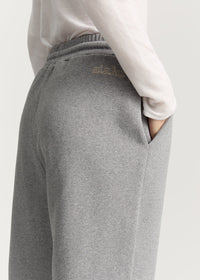 Aiayu Stitched Circular Sweatpant | Grey Melange