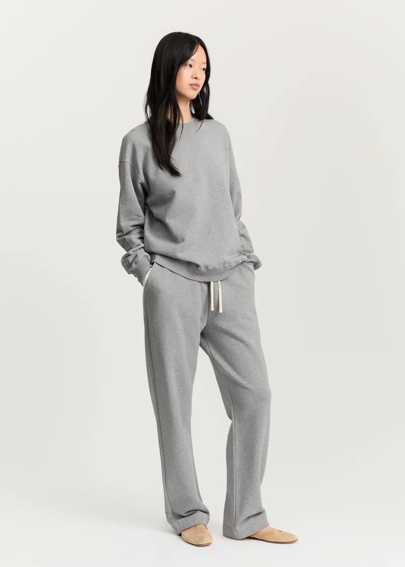 Aiayu Stitched Circular Sweatshirt | Grey Melange
