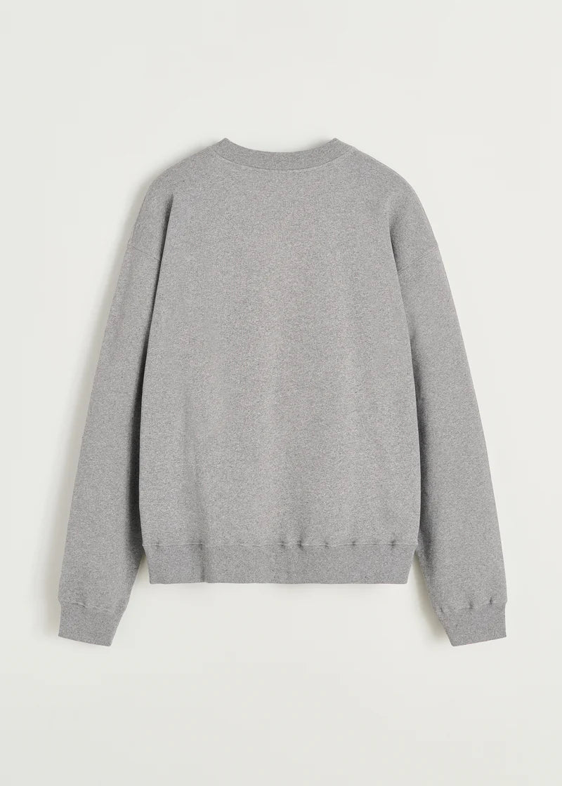 Aiayu Stitched Circular Sweatshirt | Grey Melange