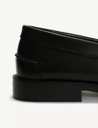 Dico Copenhagen Moccasin T-Bar Loafer | Black Polido Leather