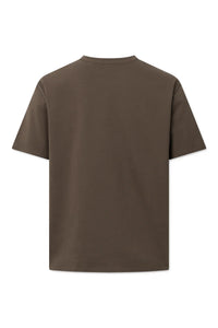 Rue de Tokyo Thomas T-shirt Embroidery Patch Cotton Jersey | Brown