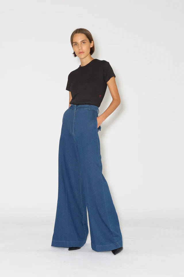 Tomorrow TMRW Ellen Wide Pant | Bilbao Rinse