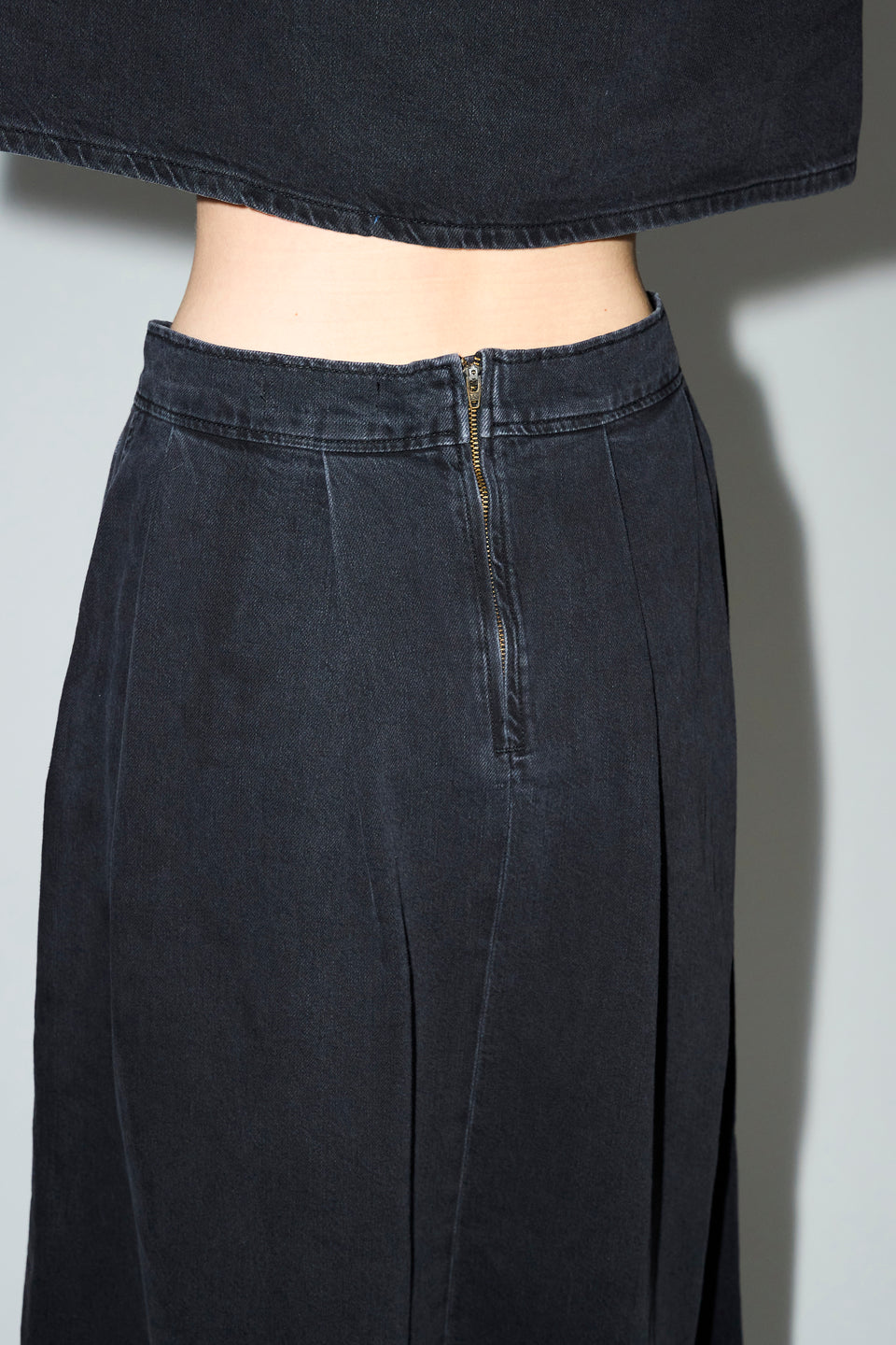 Tomorrow Ellen Ball Gown Skirt | Milano Black | Denim Nederdel