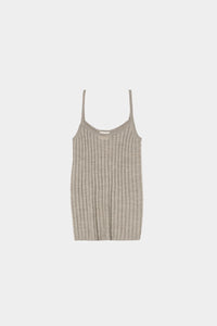 FUB Camisole Oat Melange | 100 % Uld