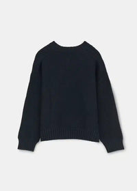 Aiayu Vetla wool sweater | Black Blue