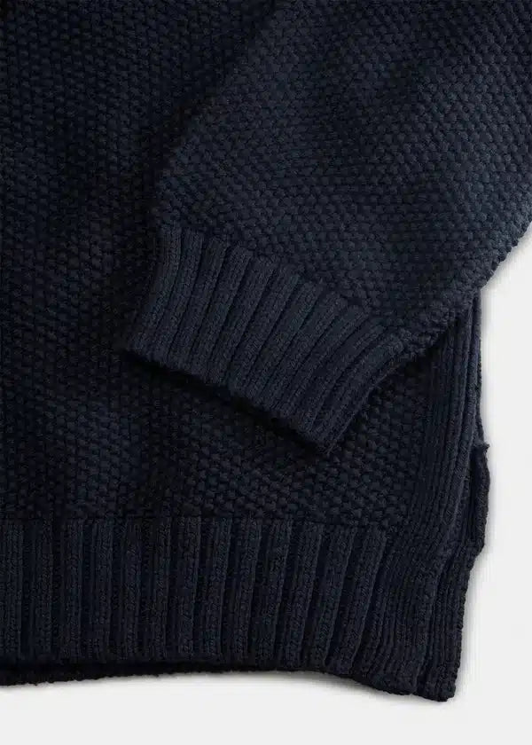 Aiayu Vetla wool sweater | Black Blue