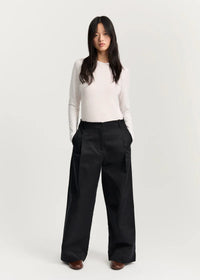 Aiayu Willy Pant Twill | Black