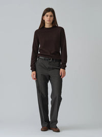 People's Republic of Cashmere  | Fitted Roundneck | Black Truffle