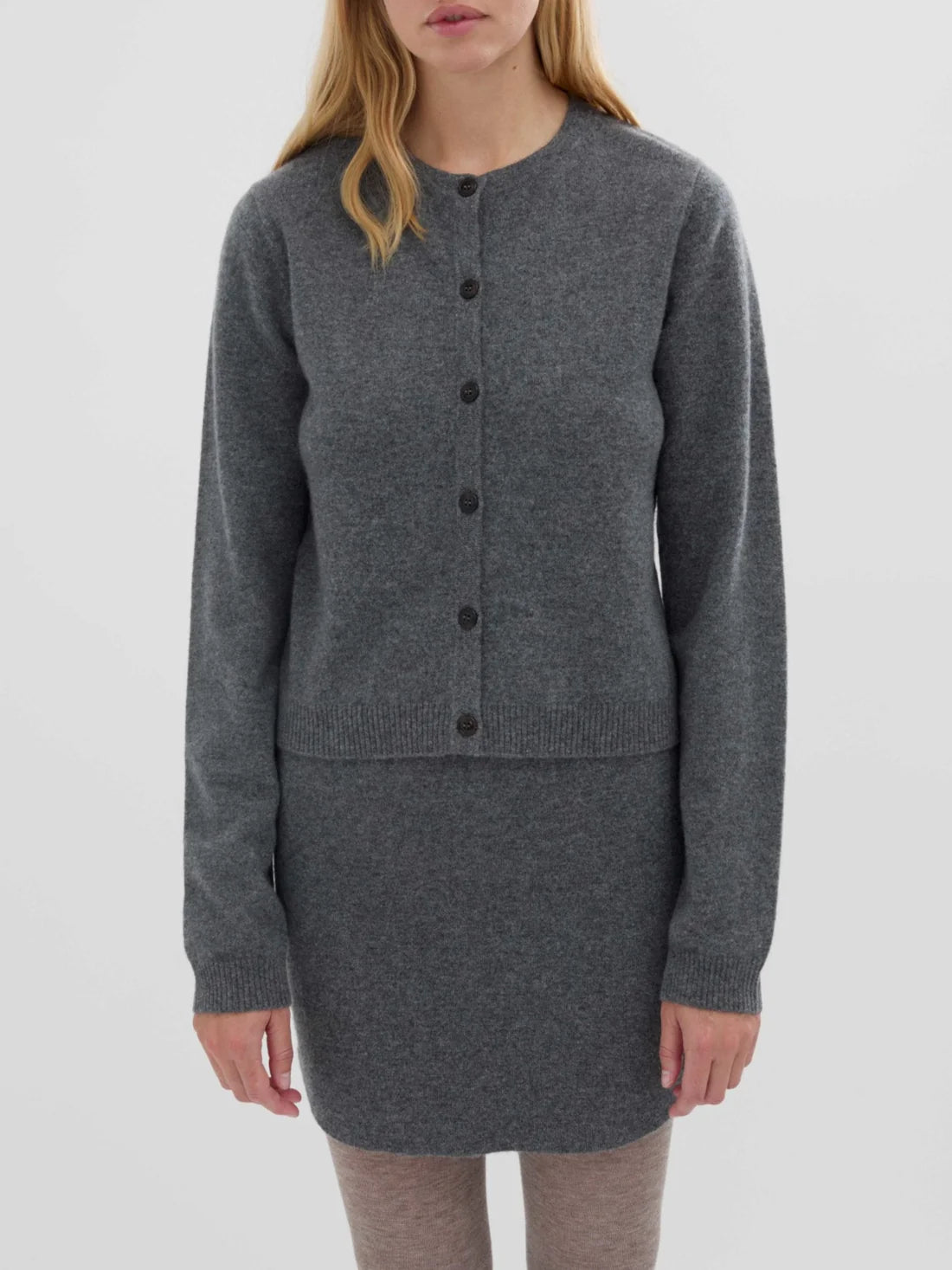 People's Republic of Cashmere  | O-Cardigan | Heather Grey