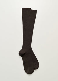 Aiayu Wool Knee Socks | Brown | Knælange Uldstrømper