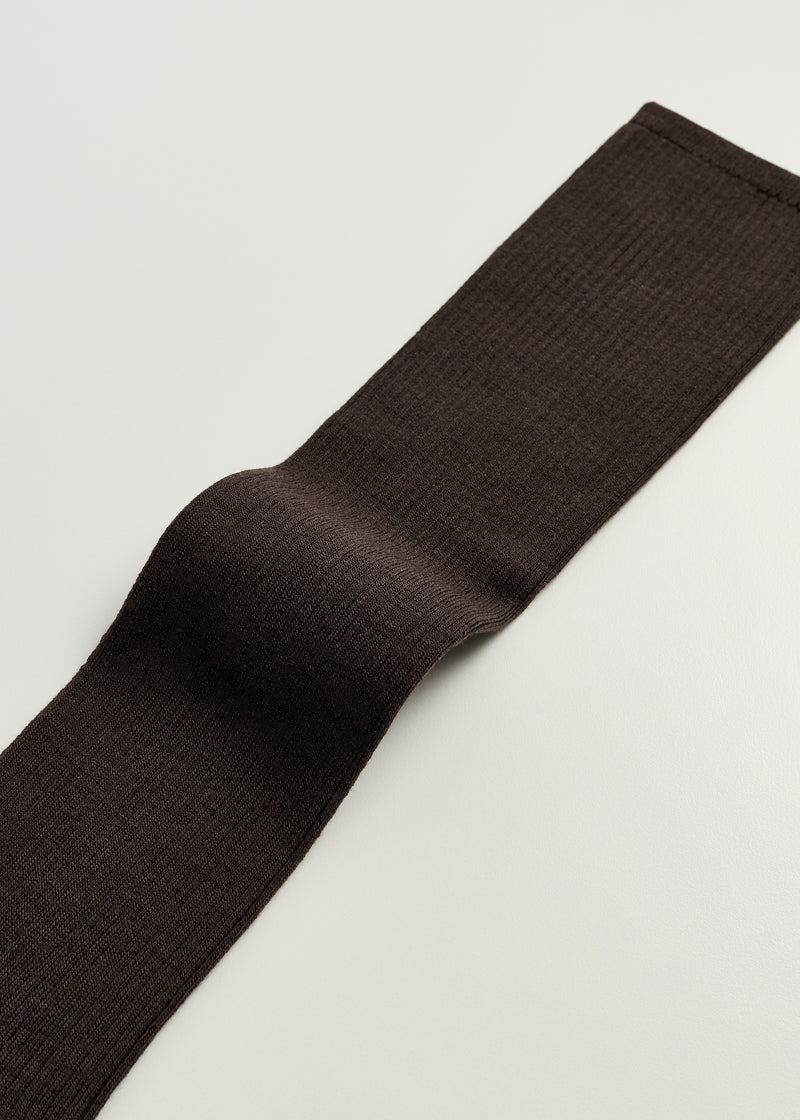 Aiayu Wool Knee Socks | Brown | Knælange Uldstrømper