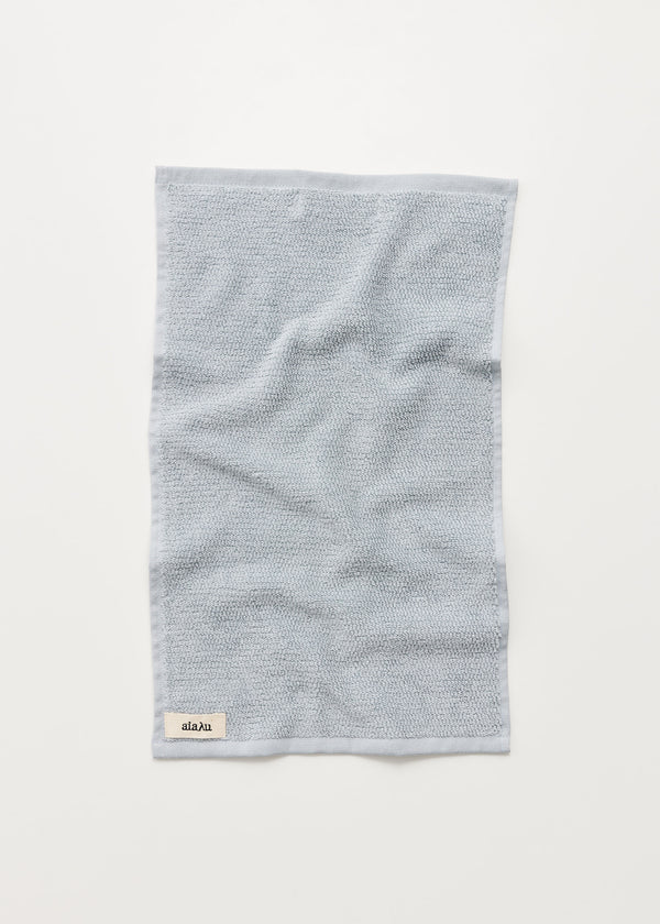 Aiayu Cotton Guest Towel 30 x 50 Pacific | Økologisk gæstehåndklæde