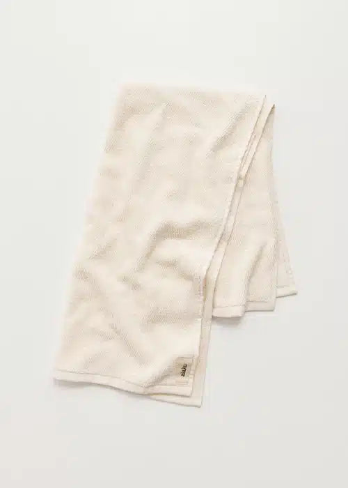 Aiayu Cotton Hand Towel 50 x 90 Pure Ecru | Økologisk Håndklæde