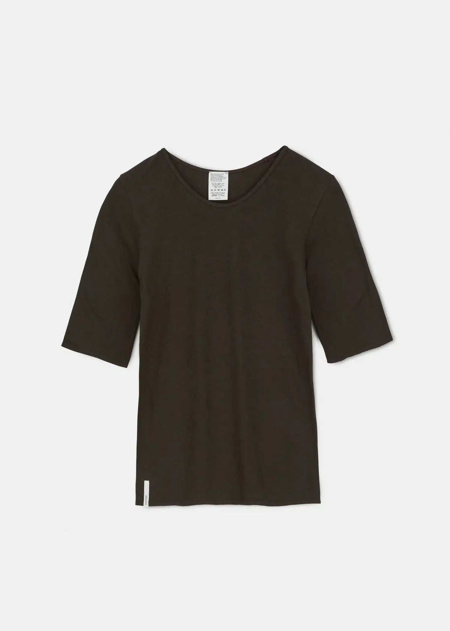 Aiayu Gentle Tee | Dark Brown | Cashmere & Bomuld