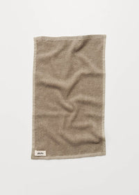 Aiayu Linen Guest Towel 30 x 50 Earth | Økologisk gæstehåndklæde