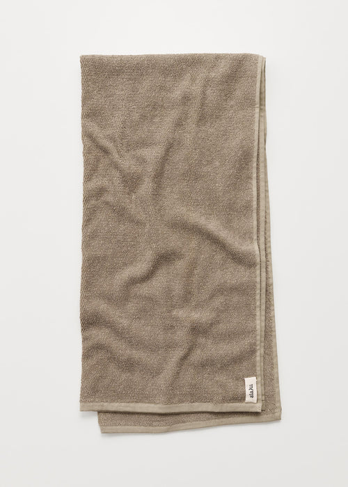 Aiayu Linen Bath Towel 70 x 140 Earth | Økologisk Badehåndklæde