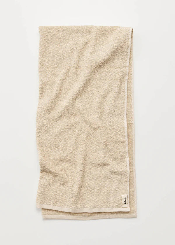 Aiayu Linen Bath Towel 70 x 140 Pure Nature | Økologisk Badehåndklæde