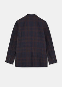 Aiayu Mason Jacket Check | Mix Navy