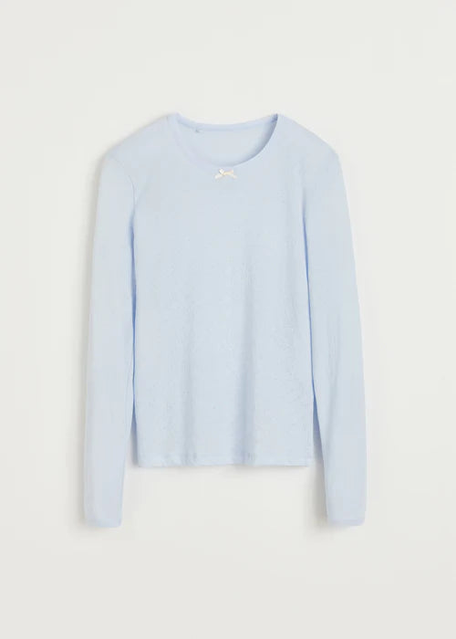 Aiayu Messhu long sleeve | Light Blue | Økologisk Bomuld