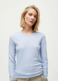 Aiayu Messhu long sleeve | Light Blue | Økologisk Bomuld