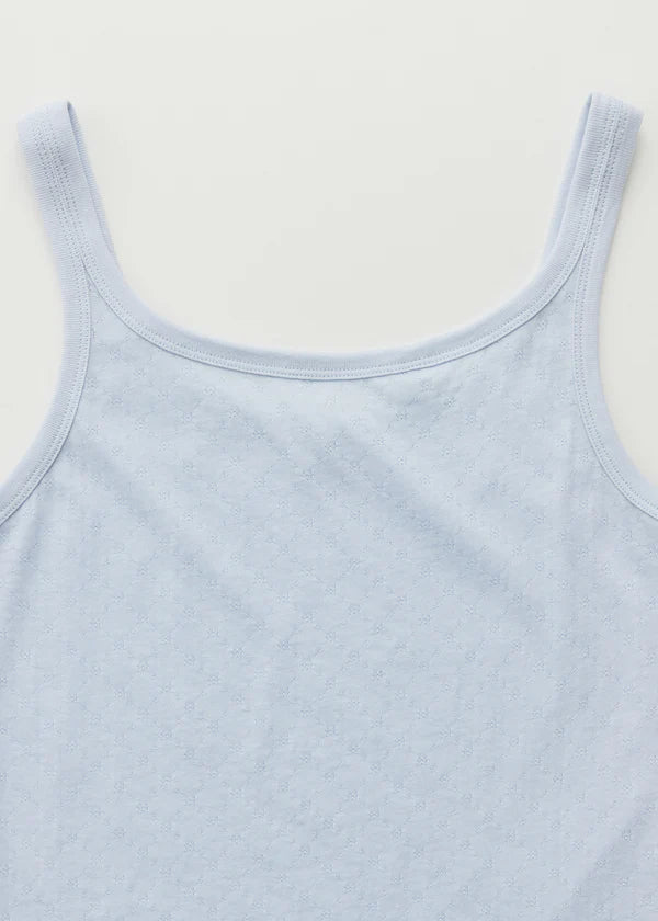 Aiayu Messhu Tank | Light Blue | Økologisk Bomuld