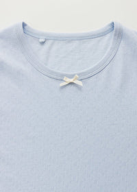 Aiayu Messhu Tee | Light Blue | Økologisk Bomuld