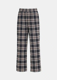 Aiayu My Pant Checked Wool | Mix Black