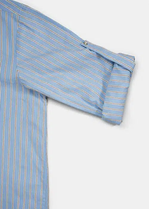 Aiayu Shirt Striped Mix Baby Blue | Økologisk Bomuld