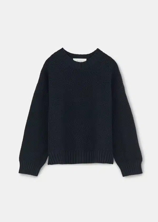 Aiayu Vetla wool sweater | Black Blue