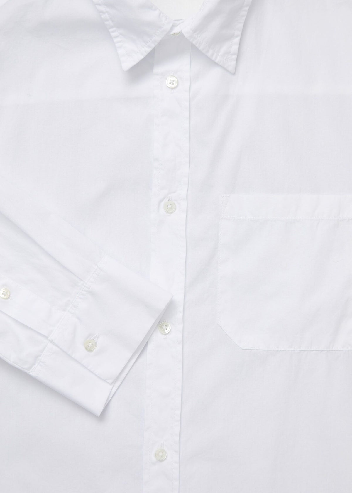 Aiayu Classic Shirt White | Unisex Skjorte