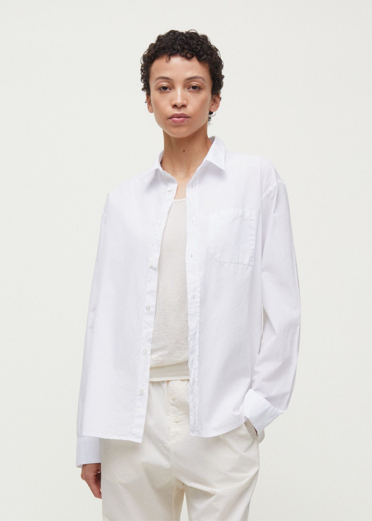 Aiayu Classic Shirt White | Unisex Skjorte