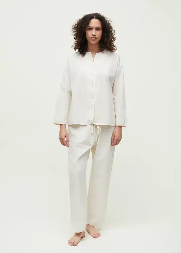 Aiayu Pyjamas Poplin | Pure Ecru