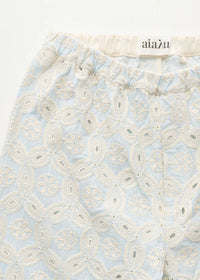 Aiayu Ava Pant Embrodery | Blue Eyes