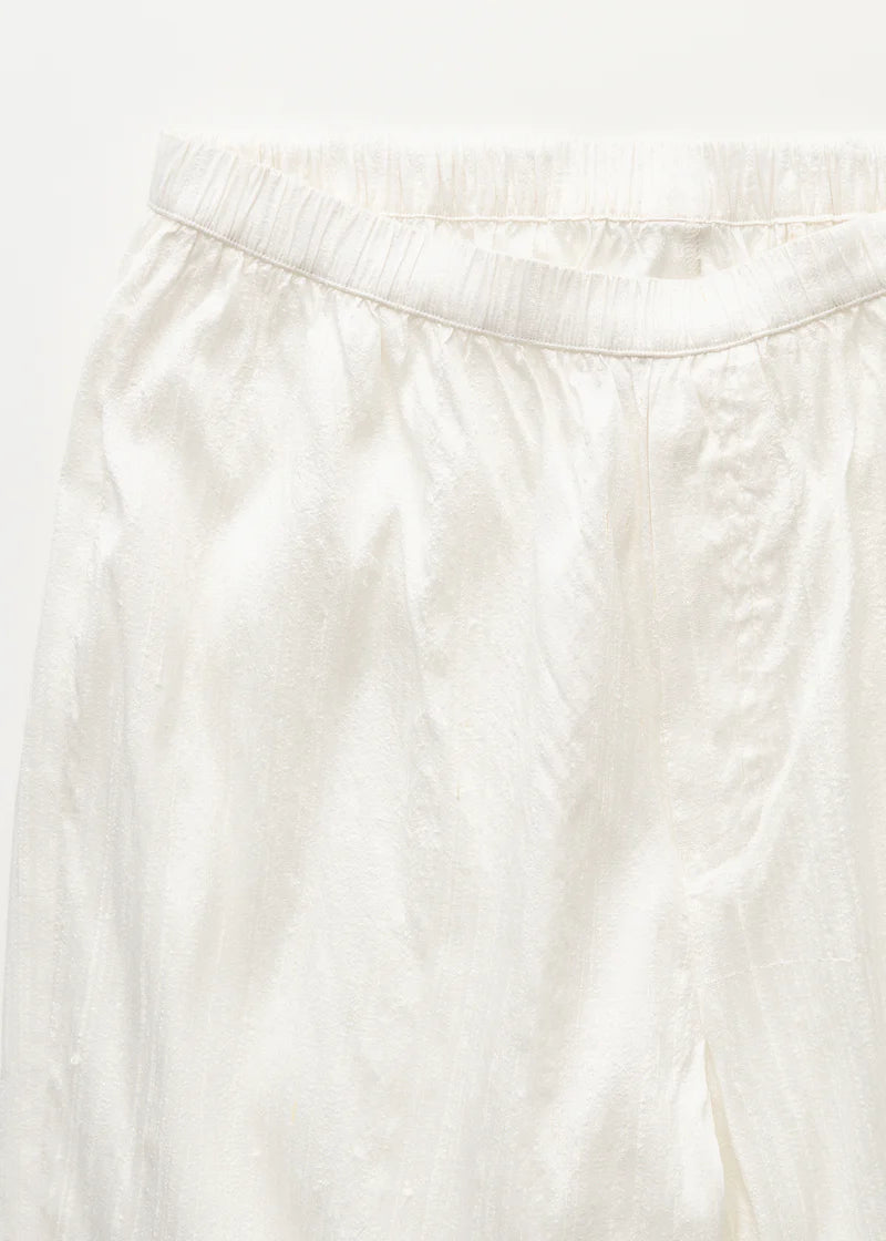 Aiayu Ava Pant Recycled Silk | Pure Ecru