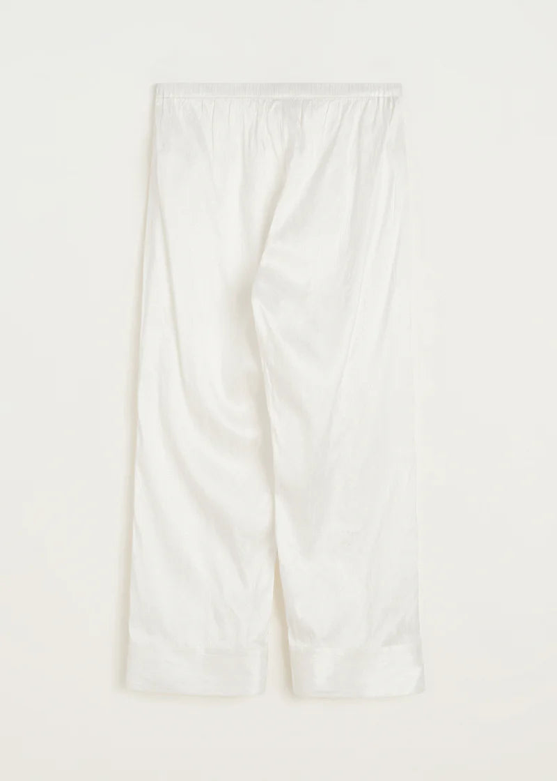 Aiayu Ava Pant Recycled Silk | Pure Ecru