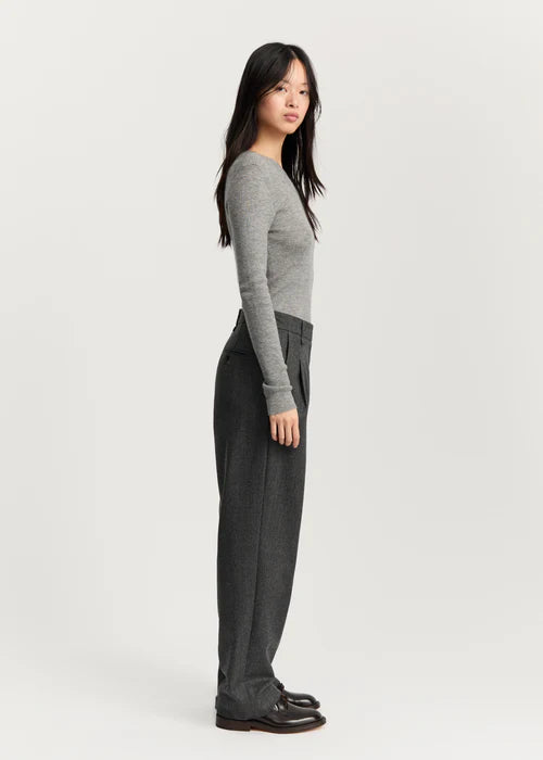 Aiayu Balder Pant Fine Wool | Dark Grey