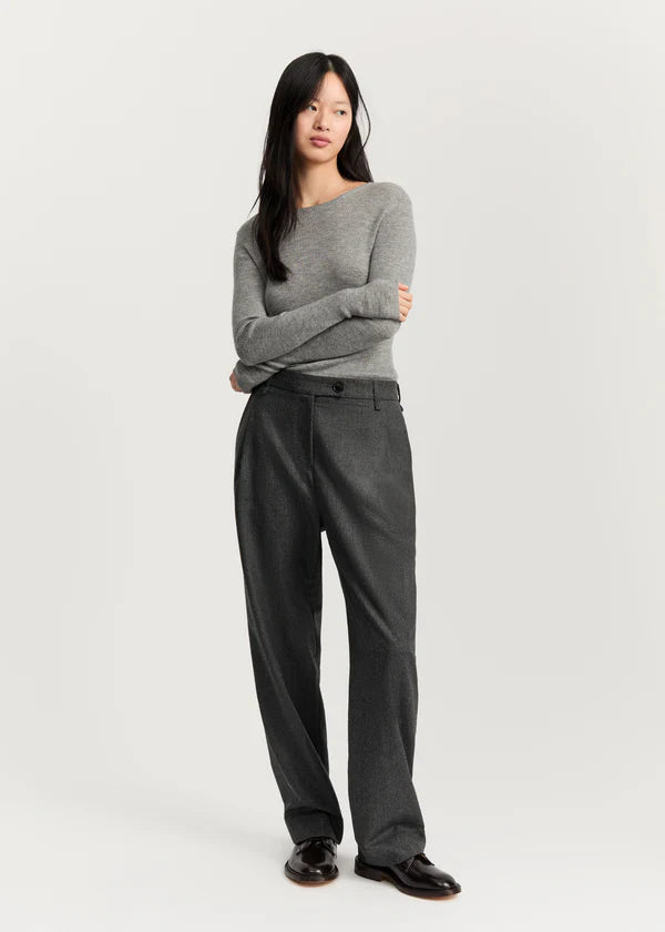 Aiayu Balder Pant Fine Wool | Dark Grey