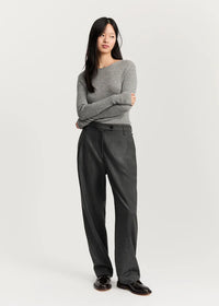 Aiayu Balder Pant Fine Wool | Dark Grey