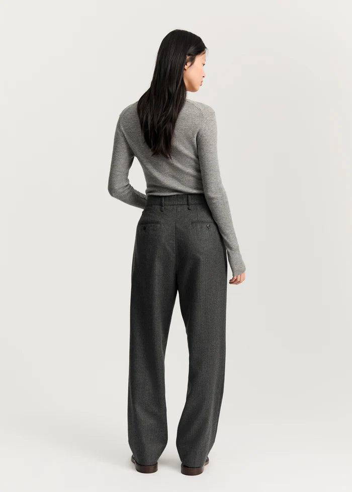 Aiayu Balder Pant Fine Wool | Dark Grey