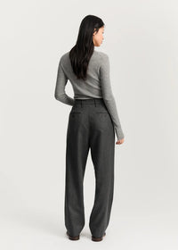 Aiayu Balder Pant Fine Wool | Dark Grey