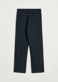 Aiayu Billy Pant Zip Poplin | Black Navy