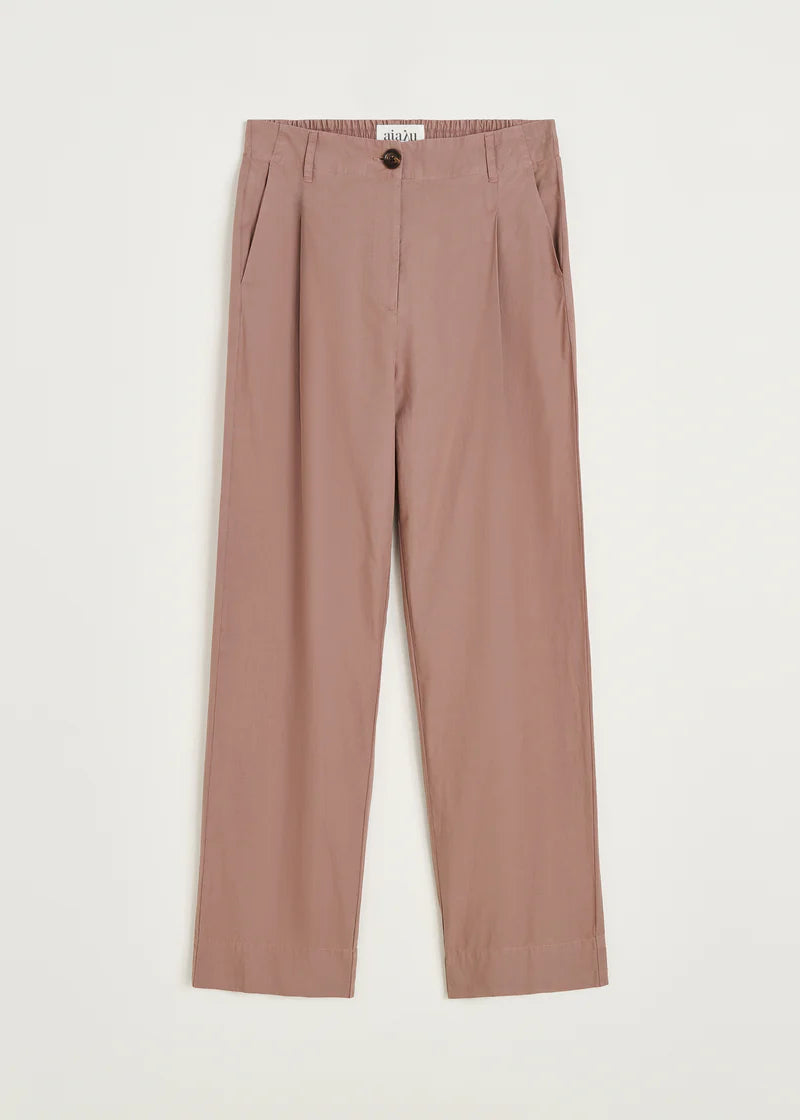 Aiayu Billy Pant Zip Poplin | Desert Blush