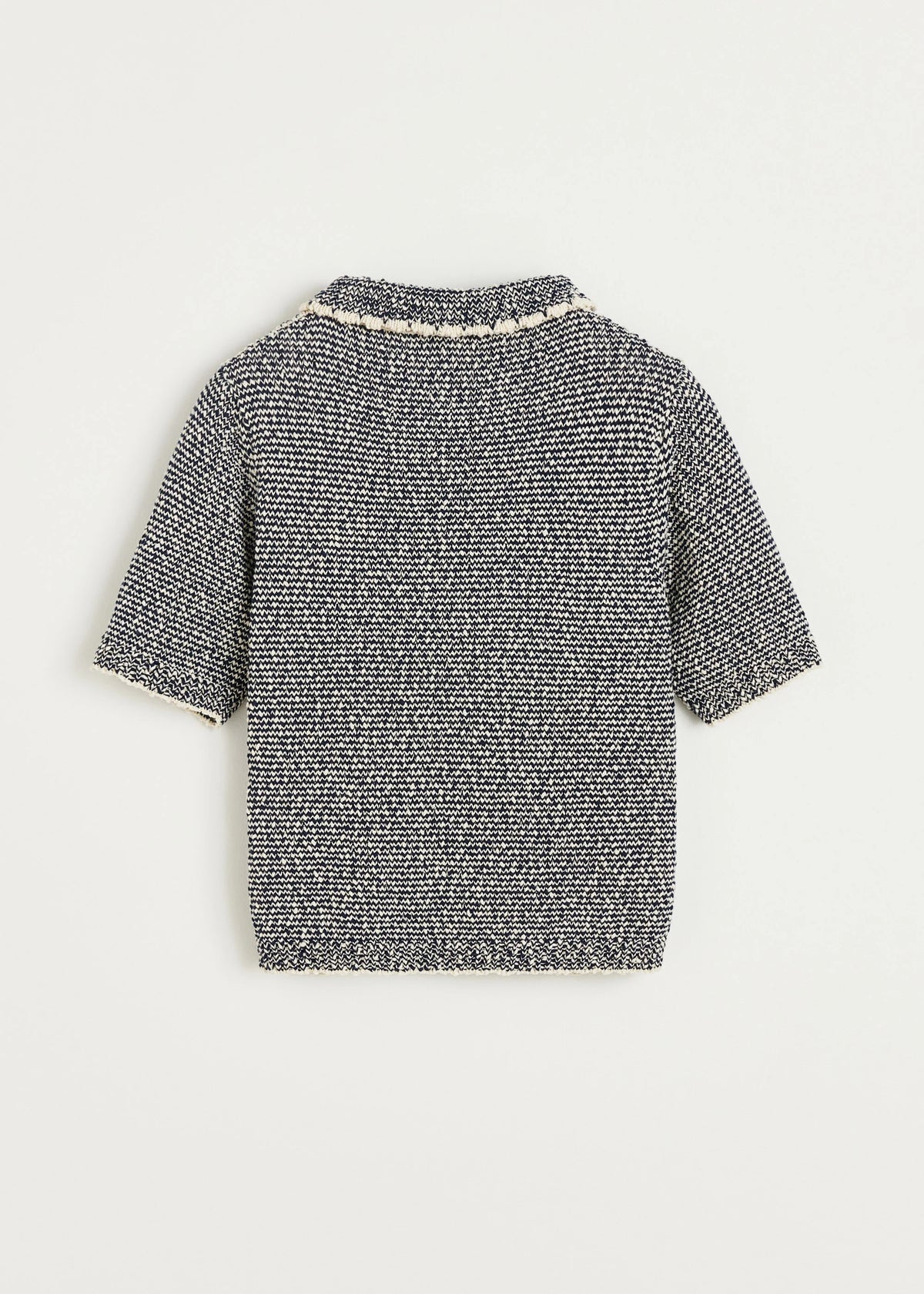Aiayu Botan Polo Knitted Tee | Mix Dark Blue