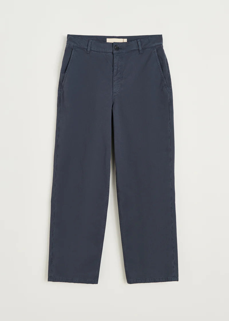 Aiayu Carlo Midwaist Wide Cotton | Washed Slate
