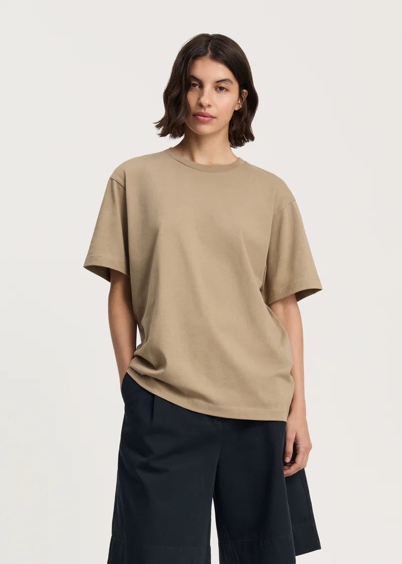 Aiayu Classic Circular Tee | Clay