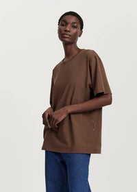 Aiayu Classic Circular Tee | Coffee