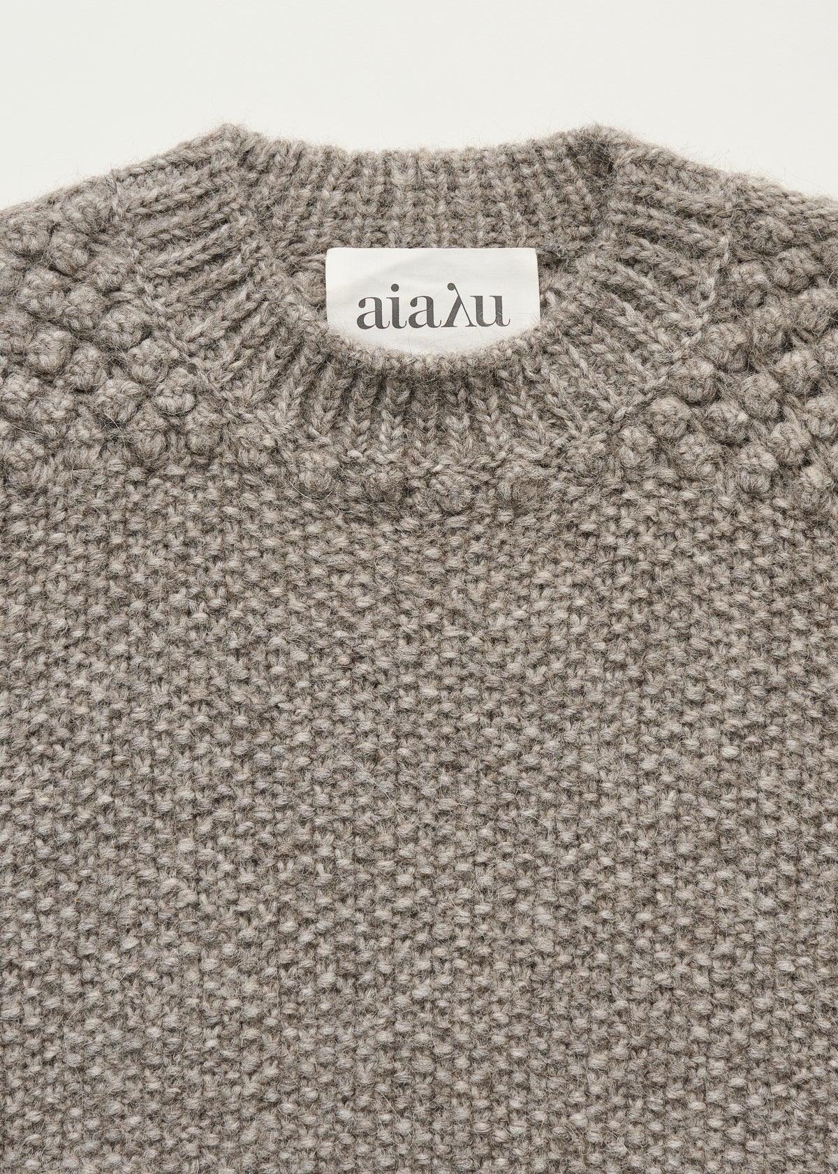 Aiayu Daniela Sweater Llama | Pure Grey