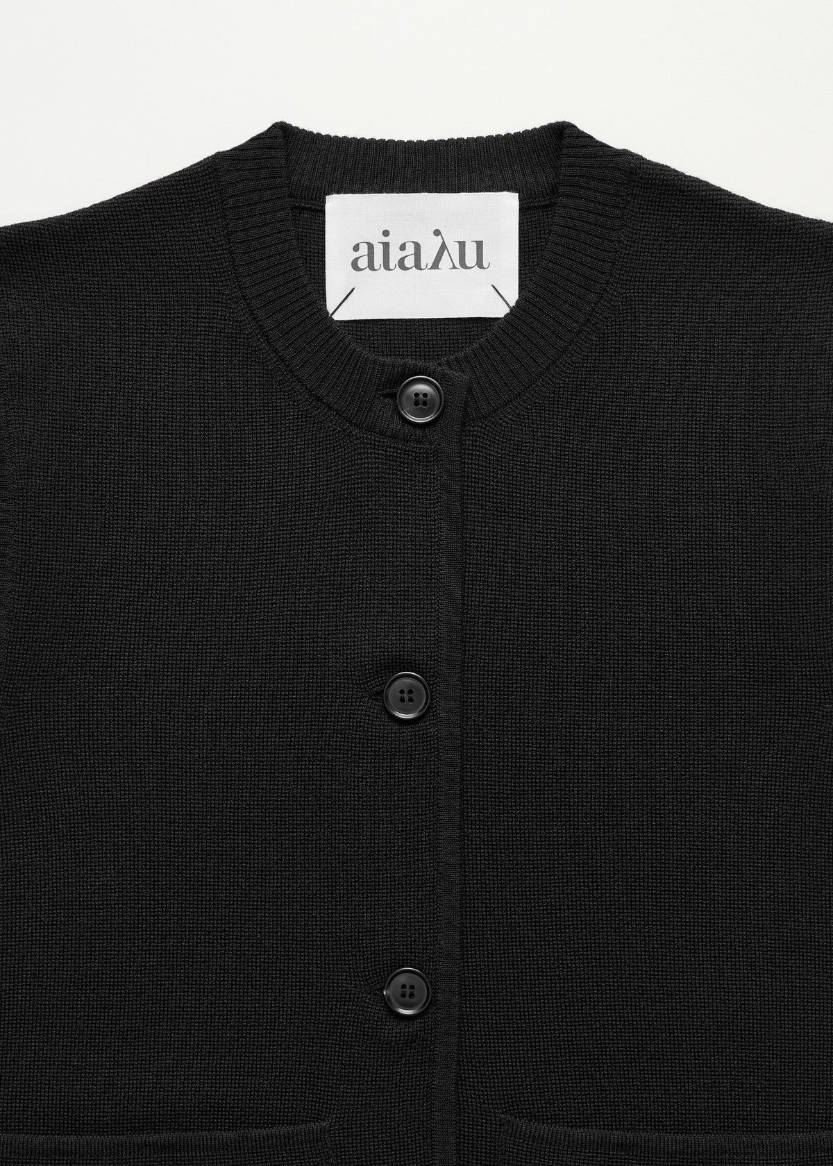 Aiayu Elva Vest Black | Merino Uld
