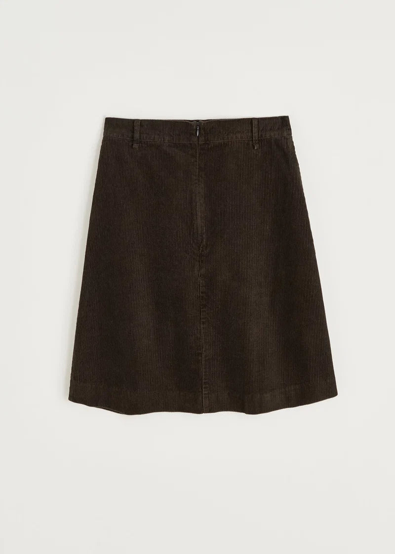 Aiayu Estelle Skirt Short Corduroy | Smokey Brown