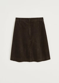 Aiayu Estelle Skirt Short Corduroy | Smokey Brown